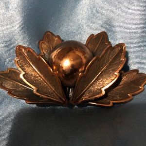 Copper Bell brooch